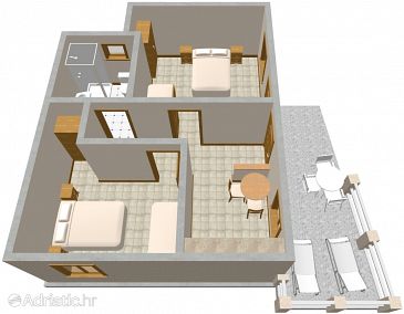 Apartment A-631-a - Apartments Podobuče (Pelješac) - 631