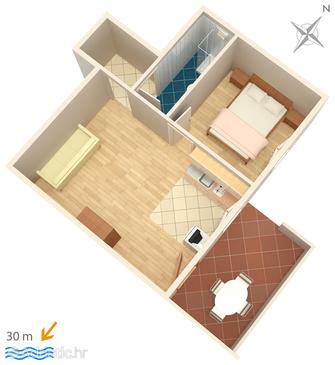 Apartment A-6356-d - Apartments Zubovići (Pag) - 6356