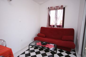 Living room Mandre, Living room u smještaju tipa apartment, dopusteni kucni ljubimci i WIFI.