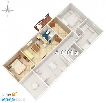Apartment A-6464-b - Apartments Rabac (Labin) - 6464