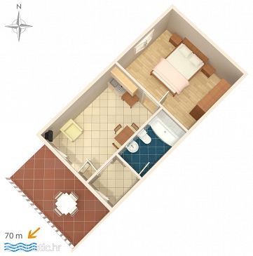 Apartment A-6469-c - Apartments Stara Novalja (Pag) - 6469
