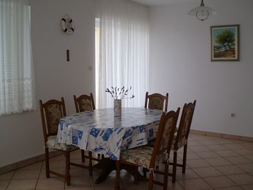Dining room Mandre, Dining room u smještaju tipa apartment, WIFI.