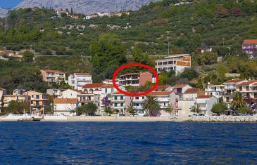 Property - Apartments 6673 Property Podgora (Makarska) - Accommodation 6673 - Apartments near sea with pebble beach.