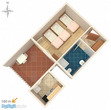 Apartment A-6678-e - Apartments Zaostrog (Makarska) - 6678