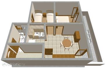 Apartment A-670-a - Apartments Petrčane (Zadar) - 670
