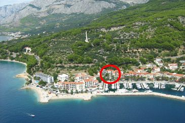 Property - Apartments 6705 Property Podgora (Makarska) - Accommodation 6705 - Apartments near sea with pebble beach.