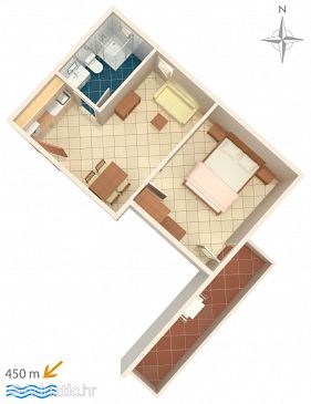 Apartment A-6763-d - Apartments Baška Voda (Makarska) - 6763