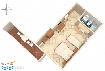 Studio flat AS-6763-b - Apartments Baška Voda (Makarska) - 6763