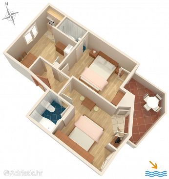 Apartment A-6781-a - Apartments Podgora (Makarska) - 6781