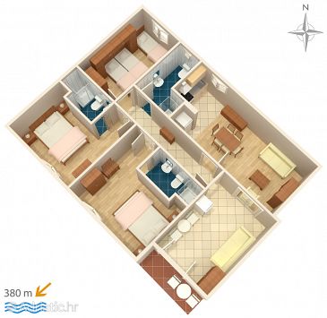 Apartment A-6784-b - Apartments Makarska (Makarska) - 6784