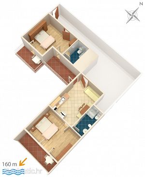 Apartment A-6892-b - Apartments Baška Voda (Makarska) - 6892