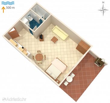 Studio flat AS-6929-a - Apartments Vrsar (Poreč) - 6929