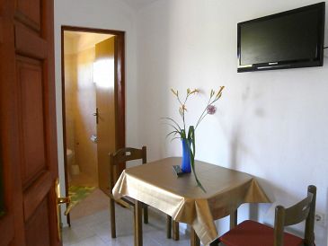 Dining room Ždrelac, Dining room u smještaju tipa studio-apartment, dopusteni kucni ljubimci i WIFI.