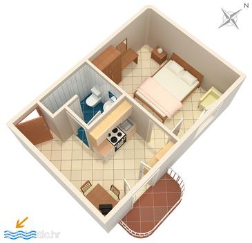 Apartment A-707-g - Apartments Sumartin (Brač) - 707