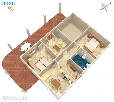Apartment A-7132-a - Apartments and Rooms Umag (Umag) - 7132