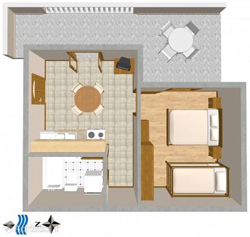 Apartment A-727-a - Apartments Postira (Brač) - 727