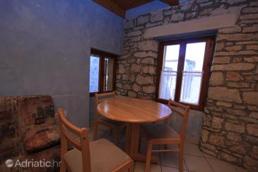 Jídelna Bale, Jídelna u smještaju tipa studio-apartment, dopusteni kucni ljubimci i WIFI.