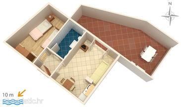 Apartment A-7520-b - Apartments Pisak (Omiš) - 7520