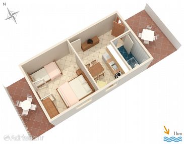 Apartment A-756-e - Apartments Pučišća (Brač) - 756