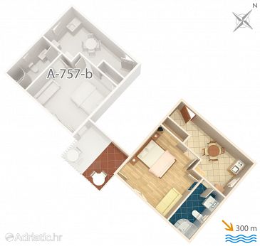 Apartment A-757-a - Apartments and Rooms Sumartin (Brač) - 757