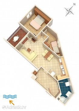 Apartment A-7594-a - Apartments Podstrana (Split) - 7594