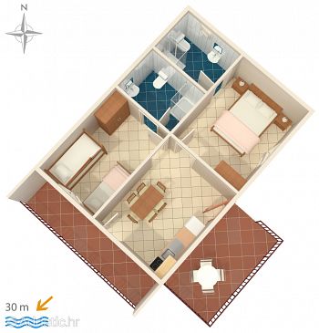 Apartment A-782-b - Apartments Stomorska (Šolta) - 782