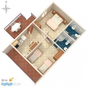 Apartment A-782-d - Apartments Stomorska (Šolta) - 782