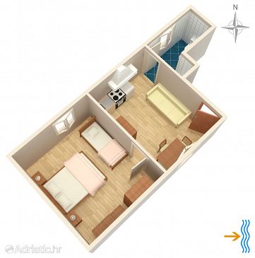 Apartment A-8094-a - Apartments Beli (Cres) - 8094