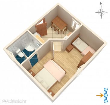 Apartment A-8094-b - Apartments Beli (Cres) - 8094