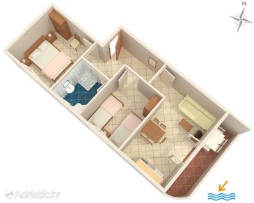 Apartment A-8507-a - Apartments Seget Vranjica (Trogir) - 8507