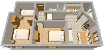 Apartment A-854-a - Apartments Drage (Biograd) - 854