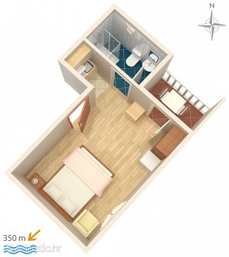 Studio flat AS-859-a - Apartments Biograd na Moru (Biograd) - 859