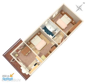 Ferienwohnung A-860-a - Ferienwohnungen Biograd na Moru (Biograd) - 860