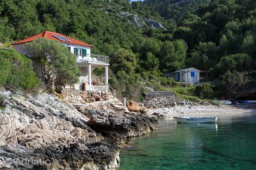 Property - Vacation Rentals 8763 Property Uvala Prisnjak (Hvar) - Accommodation 8763 - Vacation Rentals near sea with pebble beach.