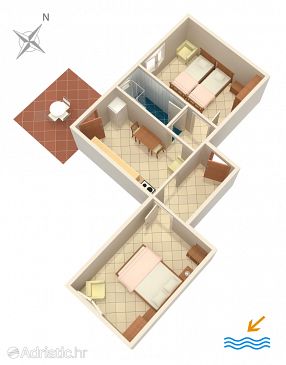 Apartment A-878-a - Apartments Zaglav (Dugi otok) - 878