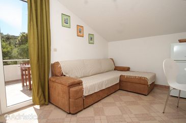 Living room Šćedro - Uvala Karkavac, Living room u smještaju tipa apartment, dopusteni kucni ljubimci i WIFI.