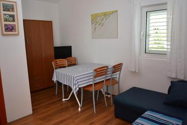 Dining room Milna, Dining room u smještaju tipa apartment, dopusteni kucni ljubimci i WIFI.