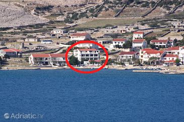 Property - Apartments 9390 Property Kustići (Pag) - Accommodation 9390 - Apartments near sea with pebble beach.