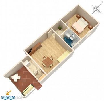 Apartment A-943-a - Apartments Duće (Omiš) - 943