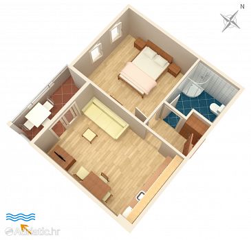 Apartment A-9437-h - Apartments Duće (Omiš) - 9437
