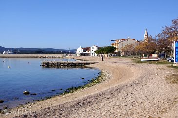 Nearest beach Beach in Turanj, Biograd.