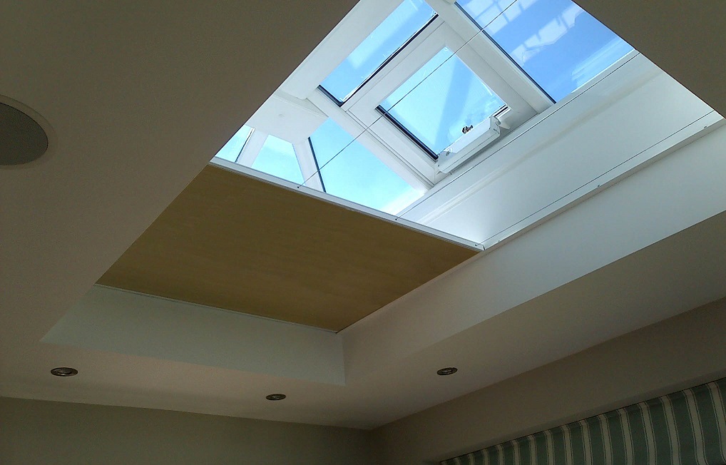 Velux Light Dimming Blinds For Flat Roof Windows Blinds Kent Jls Blinds