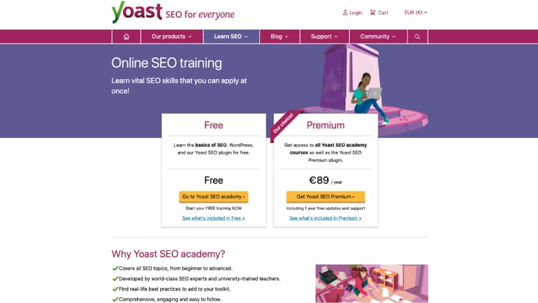Corso Yoast SEO Training