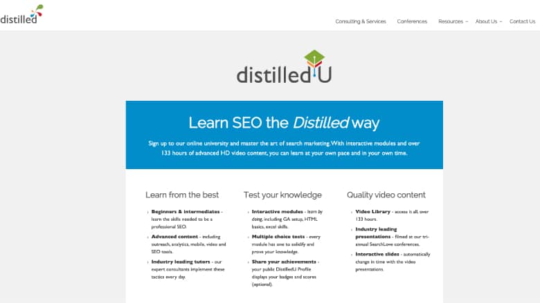 Distilled SEO Corso