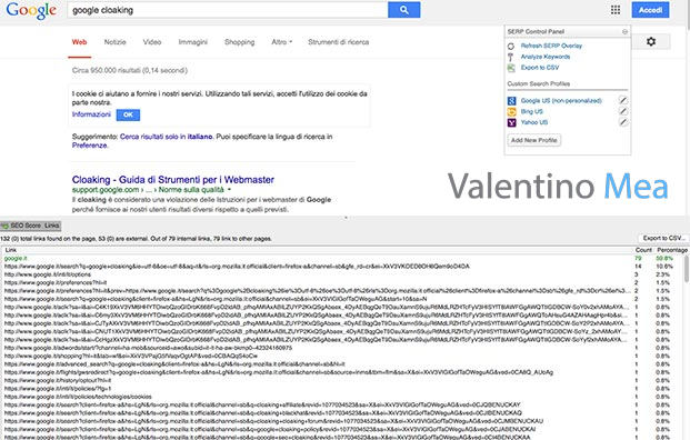 Serp di Google