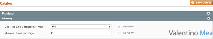 Sitemap HTML Magento 1