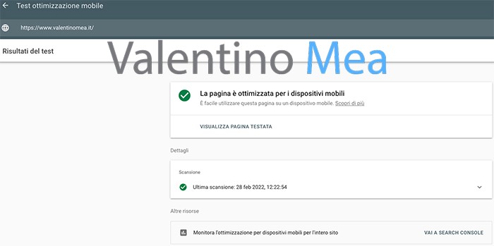 Google mobile friendly test