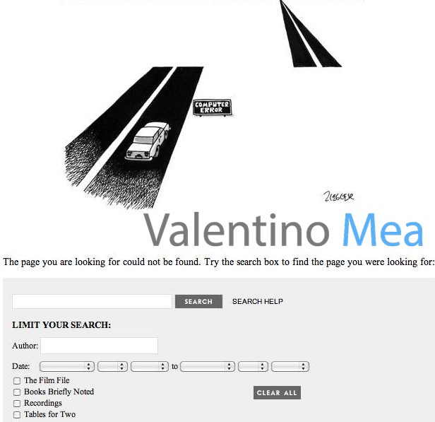 Pagina 404 personalizzata