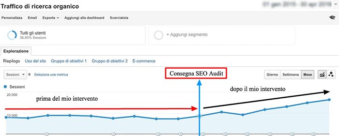 Risultati SEO Audit