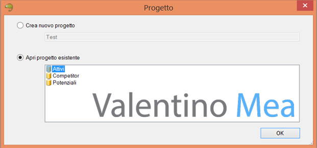 creare progetto su Visual SEO Studio